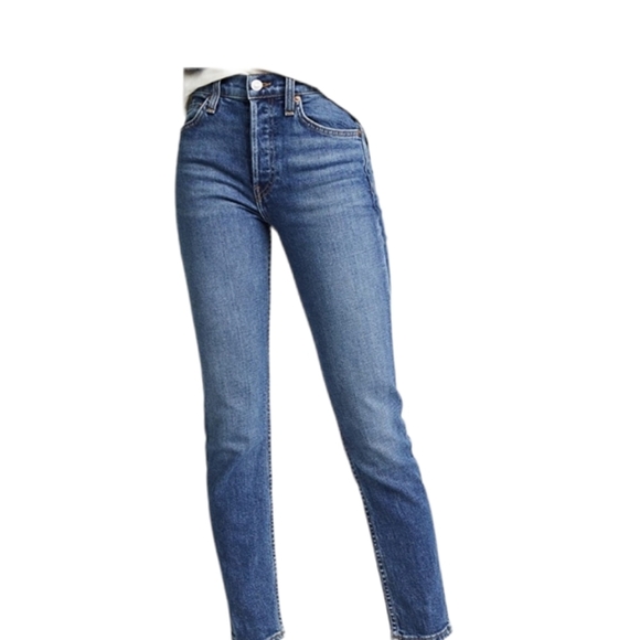 Re/Done Jeans Redone Originals High Rise Womens Jeans... Size 24